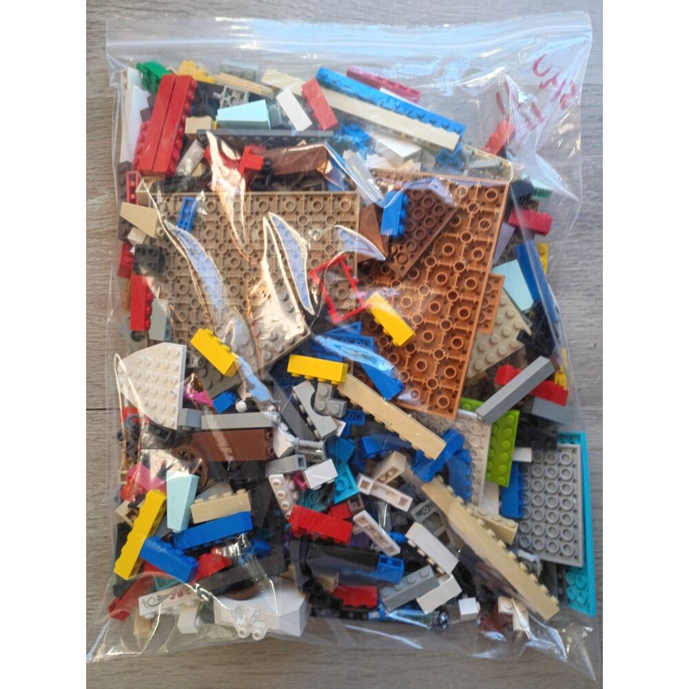 Lego's Original Building Blocks & Plates Various Vintage pieces 1.10 lbs